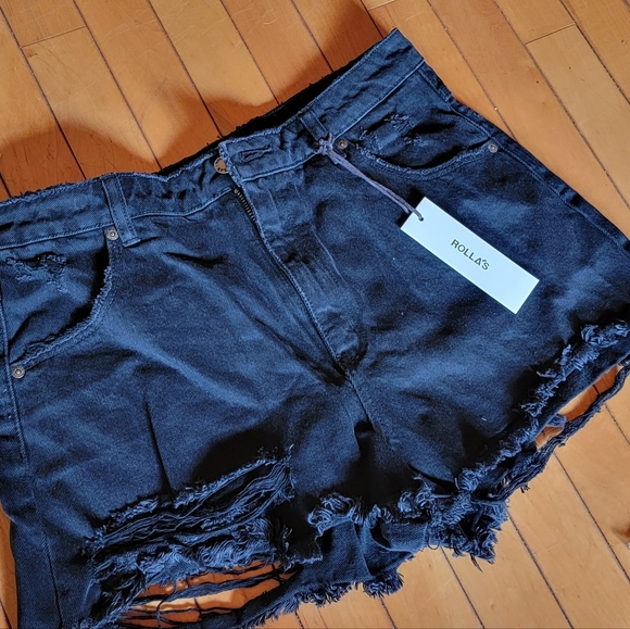 NEW Rolla's Black Shorts - Picture 3 of 6